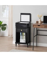 gaomon Nightstands, Small Wooden Bedside Tables with Storage Drawers