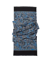 Elizabetta Men's Sorrento - Wool Backed Silk Scarf for Men