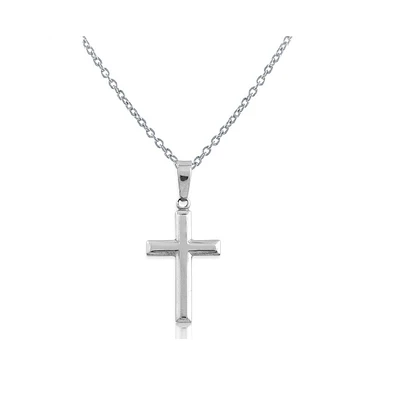 Simona Sterling Silver Small Cross Pendant Necklace