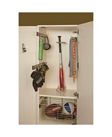 Rev-a-Shelf 14" Pullout Belt Rack Closet Storage Organizer, Chrome, Brc-14CR