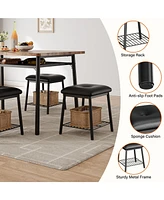 gaomon 5-Piece Dining Table Set 4