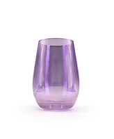 Stolzle Lausitz Mirrors Violet Tumblers, Set of 6