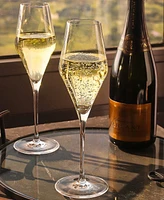 Stolzle Lausitz Quatrophil Champagne Flutes, Set of 4