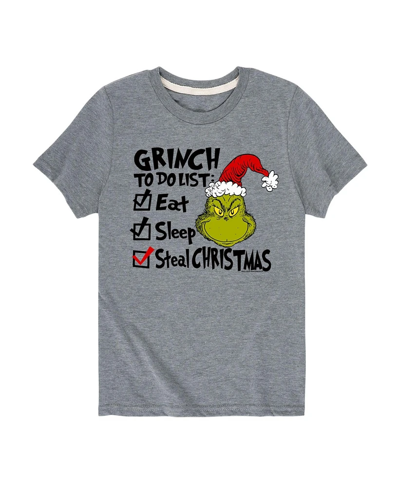 Hybrid Big Boys The Grinch To Do Graphic Tee