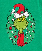 Hybrid Big Boys The Grinch Wreath Graphic Tee