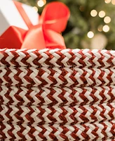 Colonial Mills Vixen Zig-Zag Woven Holiday Basket