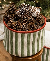 Colonial Mills Comet Stripe Christmas Basket