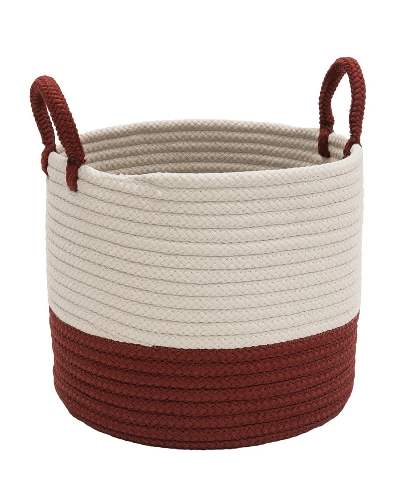 Colonial Mills Blitzen 2-Tone Holiday Floor Basket