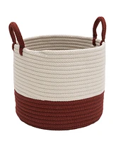 Colonial Mills Blitzen 2-Tone Holiday Floor Basket