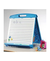 Copernicus Tabletop Easel with Dry Erase Boards, Pocket Chart, and Storage Tubs