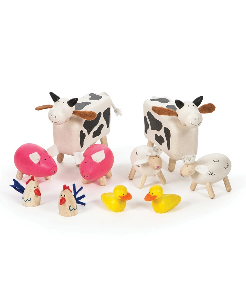 Bigjigs Toys Wooden Farm Animals