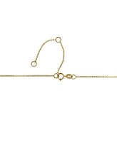 Effy Cultured Freshwater Pearl (2-1/2 - 5mm) & Diamond (1/10 ct. t.w.) Lariat Necklace in 14k Gold, 14-3/4" + 1-1/4" extender