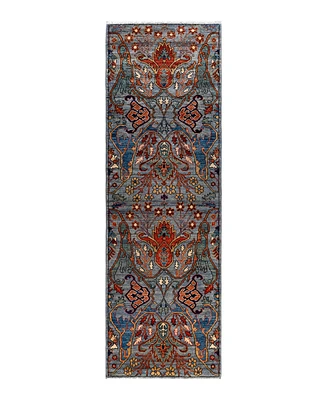 Adorn Hand Woven Rugs Serapi M1999 2'8"x8'4" Runner Area Rug