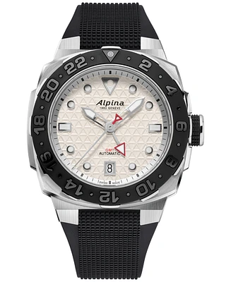 Alpina Men's Swiss Automatic Seastrong Extreme Rubber Strap Watch 39mm