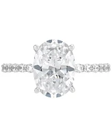 Grown With Love Certified Lab Grown Diamond Engagement Ring (3-1/2 ct. t.w.) in 14k White Gold