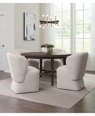 5 Pc. Set (Griffith Round Dining Table & 4 Dimova Chairs), Created for Macy's