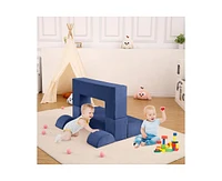 gaomon Kids Play Couch, 6Pcs Modular Kids Play Sofa for Playroom Bedroom, Kids Modular Couch Toddler Foam Sofa