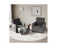 gaomon Sofa Bed Sleeper Chair, 3-in-1 Convertible Pull Out Sofa Bed with Adjustable Backrest