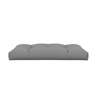 vidaXL Pallet Cushion 47.2"x31.5"x4.7" Gray Fabric