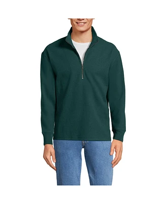 Lands' End Men's Textured Fleece Half Zip