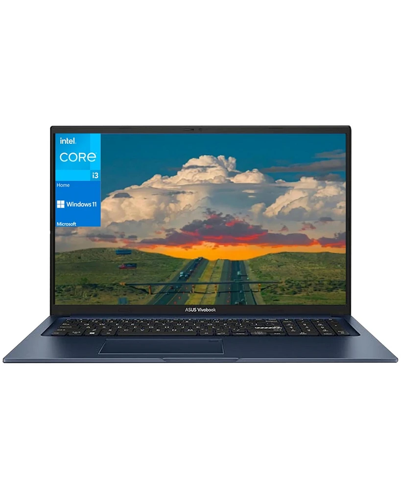 Asus Vivobook 17 17.3" Daily Traditional Laptop Intel Core i3 1215U 4GB Ram Intel Uhd Graphics 128GB Ssd Storage Windows 11 Home Fhd 60Hz