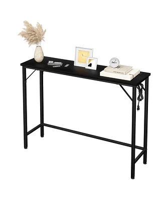 gaomon Console Table with Power Outlets & Usb Ports