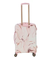 Thalia Sodi Marble Swirl 26" Expandable Luggage