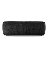 Furniture of America 88" Waxley Chenille Slope Arm Sofa