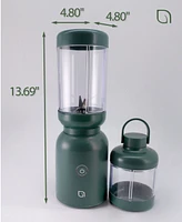 Willow Kitchen Warrior Countertop Blender - Powerful Motor, Versatile, Blend and Go with Straw or Storage Lid.