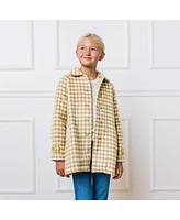 Hope & Henry Little Girls Bow Cuff Swing Coat