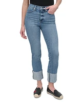 Dkny Jeans Women's High-Rise Classic Straight-Leg