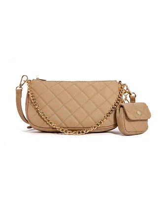 Like Dreams London Quilted Chain Crossbody Bag