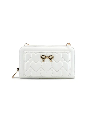 Like Dreams Daphne Heart Wallet Crossbody Bag