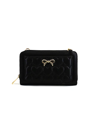 Like Dreams Daphne Heart Wallet Crossbody Bag