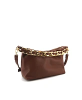 Like Dreams Penelope Braided Gold Chain Crossbody Bag