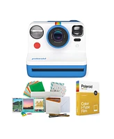 Polaroid Now Instant Camera Generation 2 (Blue) w/Film Kit & Color Instant Film