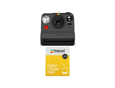 Polaroid Originals Now i-Type Instant Camera (Black) and Film Bundle