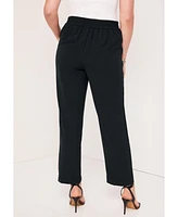 June + Vie Plus Fit Corner Office Pants