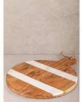 Gauri Kohli Mandawa Cutting Board - Gray, 23"