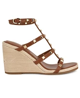 Nine West Women's Sardis Square Toe Wedge Sandals