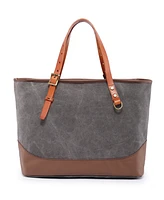 Tsd Brand Redwood Canvas Shopper Bag
