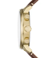Fossil Men's Rhett Multifunction Gold-Tone Stainless Steel Watch, 42mm