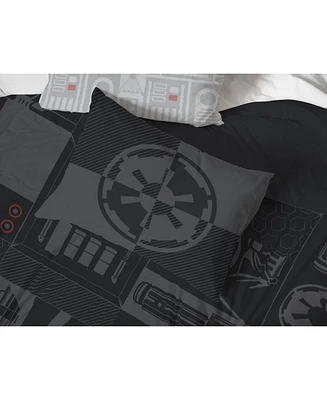 Saturday Park Star Wars Dark Side 100% Organic Cotton Full/Queen Duvet & Sham Set