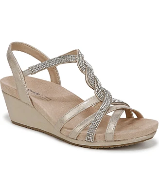 LifeStride Women's Miami Strappy Wedge Sandals