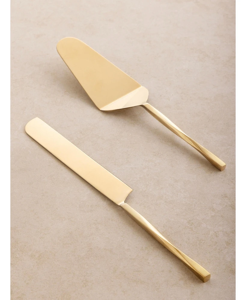 Gauri Kohli Oslo Cake Servers