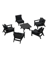WestinTrends Outdoor -Piece Modular Sectional Patio Furniture Sofa Set