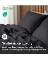 Cgk Unlimited 4 Piece Deep Pocket Cooling Sheet Set Rayon from Bamboo