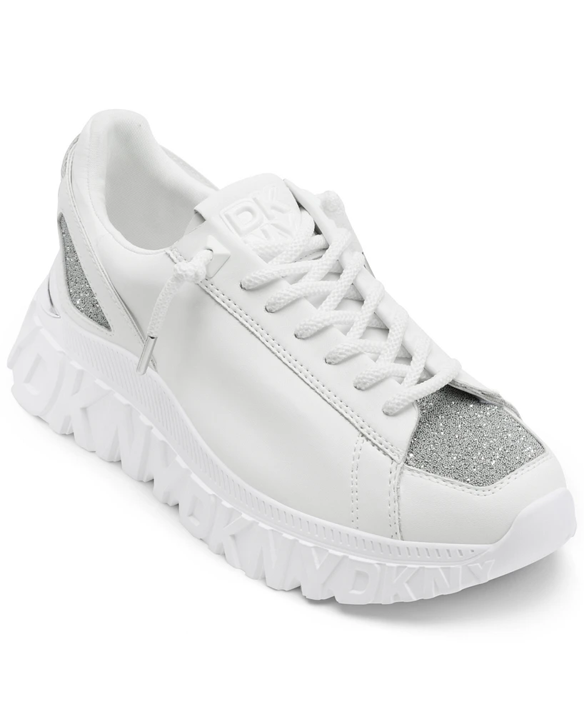 Dkny Women's LaCamp Glitter Sneakers