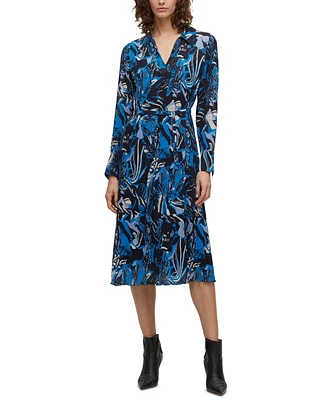 Boss by Hugo Women's Seasonal-Print Dress