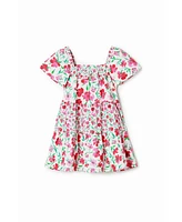 Desigual Girls Floral tie dress